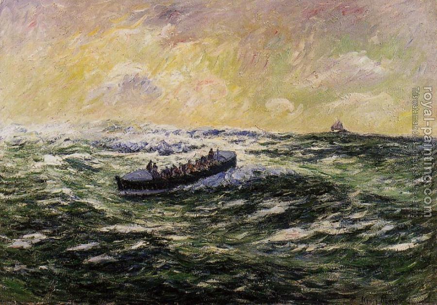 Henri Moret : Lifeboat at Audierne